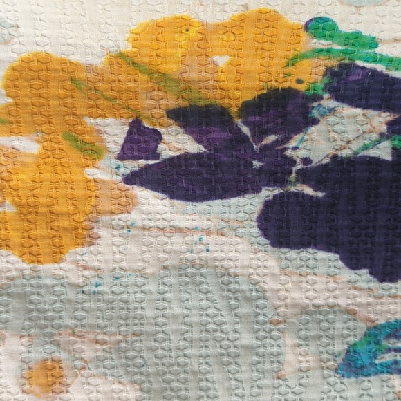 Eliza J Watercolor Multicolor Floral Cotton Dress - Picture 8 of 8